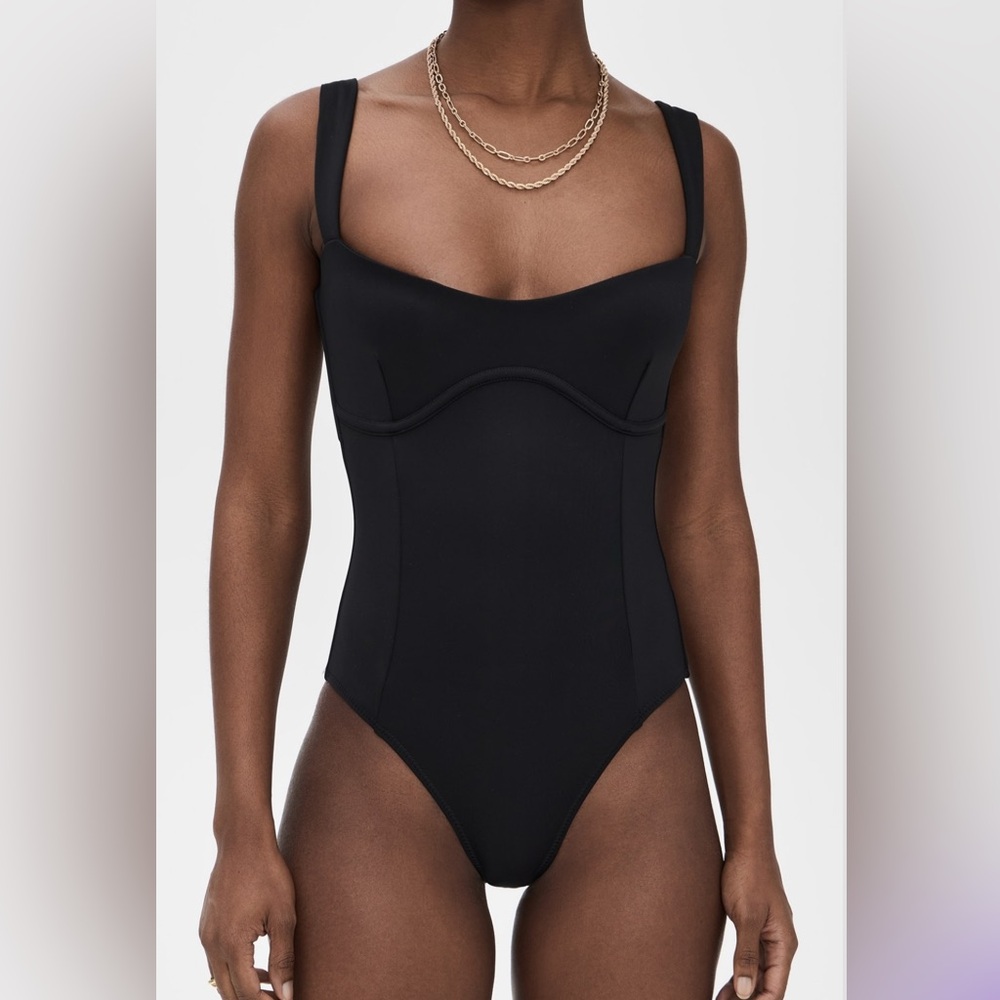 Good American Compression Sweetheart One-Piece Swimsuit